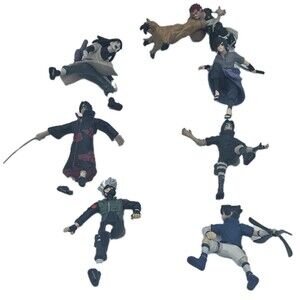 Naruto Shippuden Anime Action Figure Lot 7 Assorted Characters